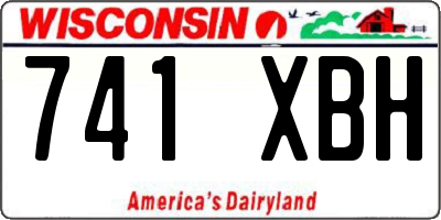 WI license plate 741XBH