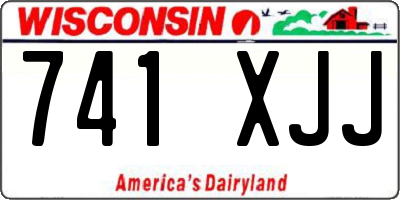 WI license plate 741XJJ