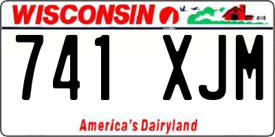 WI license plate 741XJM