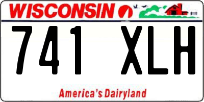 WI license plate 741XLH