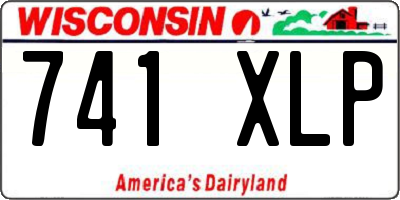 WI license plate 741XLP