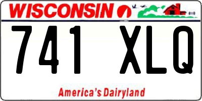 WI license plate 741XLQ