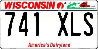 WI license plate 741XLS