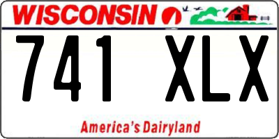 WI license plate 741XLX