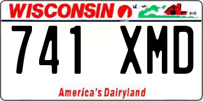 WI license plate 741XMD