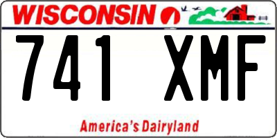 WI license plate 741XMF