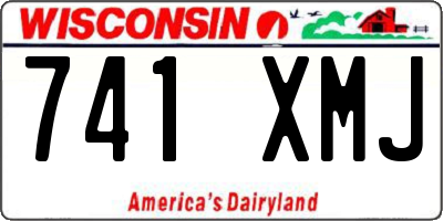 WI license plate 741XMJ
