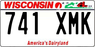 WI license plate 741XMK