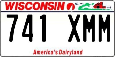 WI license plate 741XMM