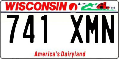 WI license plate 741XMN