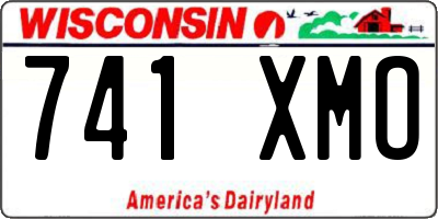 WI license plate 741XMO