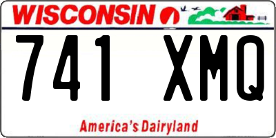 WI license plate 741XMQ