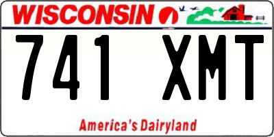 WI license plate 741XMT