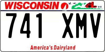 WI license plate 741XMV