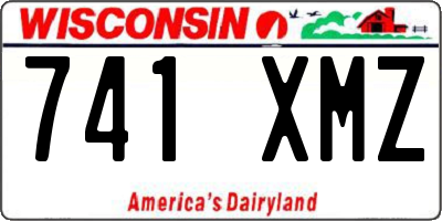 WI license plate 741XMZ