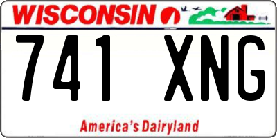 WI license plate 741XNG