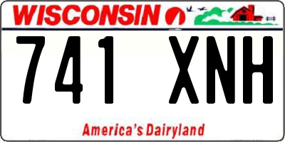 WI license plate 741XNH