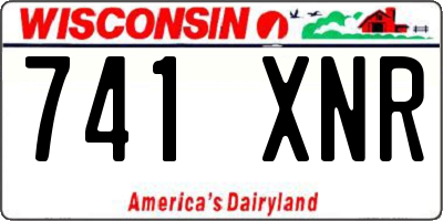 WI license plate 741XNR