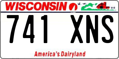 WI license plate 741XNS