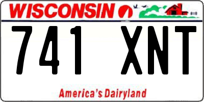 WI license plate 741XNT