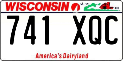 WI license plate 741XQC