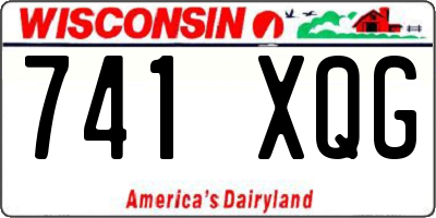WI license plate 741XQG