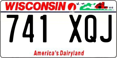 WI license plate 741XQJ