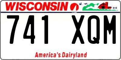 WI license plate 741XQM