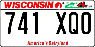 WI license plate 741XQO