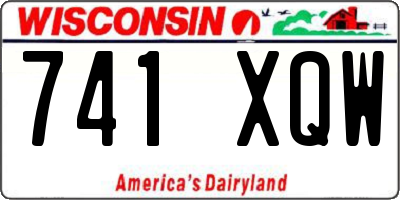 WI license plate 741XQW
