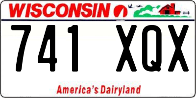 WI license plate 741XQX