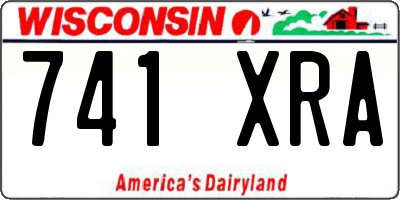 WI license plate 741XRA