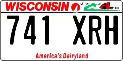 WI license plate 741XRH