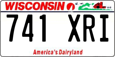 WI license plate 741XRI