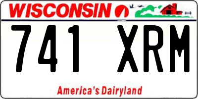 WI license plate 741XRM