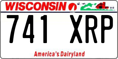 WI license plate 741XRP