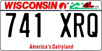 WI license plate 741XRQ
