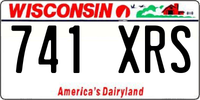 WI license plate 741XRS