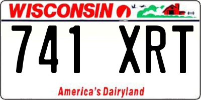 WI license plate 741XRT
