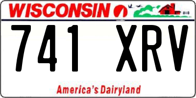WI license plate 741XRV