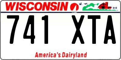 WI license plate 741XTA