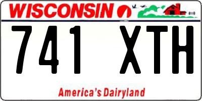 WI license plate 741XTH
