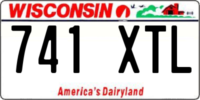 WI license plate 741XTL