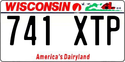 WI license plate 741XTP