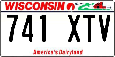 WI license plate 741XTV