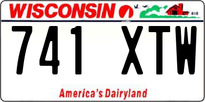 WI license plate 741XTW