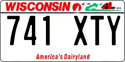WI license plate 741XTY