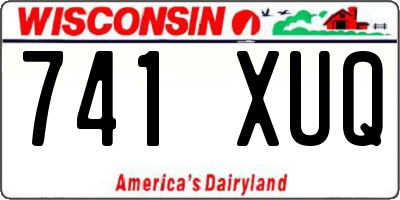 WI license plate 741XUQ