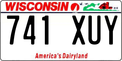 WI license plate 741XUY
