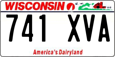 WI license plate 741XVA